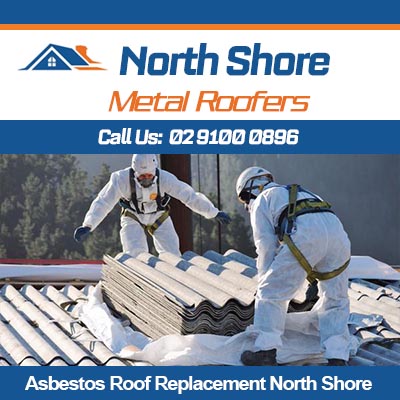 North Shore asbestos roofing removal and replacement project