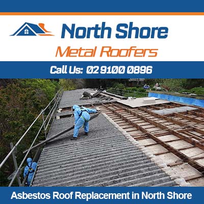 Asbestos roof replacement underway on North Shore residential property
