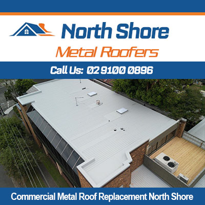 Commercial metal roof replacement completed on North Shore building