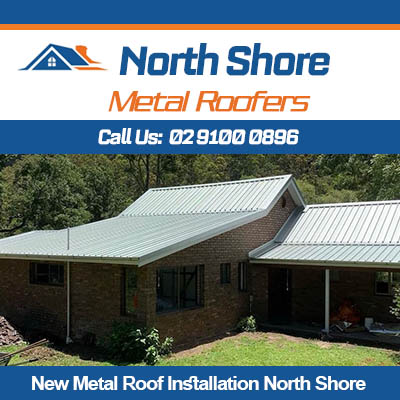 New metal roof installation on North Shore residential home