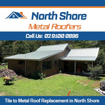 Tile to metal roof replacement completed on North Shore residential home